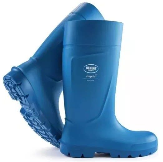 BOTAS DE AGUA S4 BEKINA AZUL * DETALLE DE MANCHA1