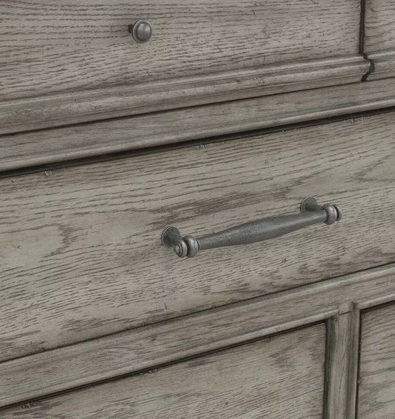 Cómoda Pulaski Furniture  principal Madison Ridge de 14 cajones, color topo Heritage3