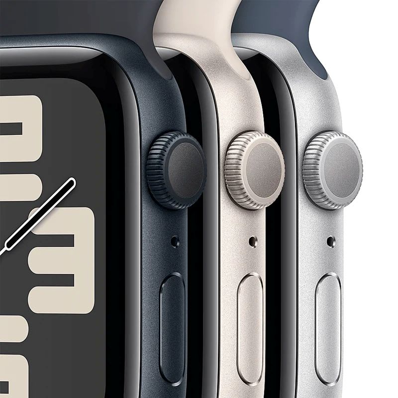 Apple Watch SE 2.ª Gen 2024 Caja Midnight Alum 40mm correa sport Midnight3