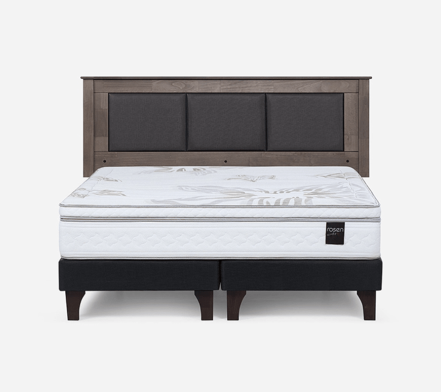 CAMA ART 4 KING + RESPALDO RACHEL ROSEN GRIS1