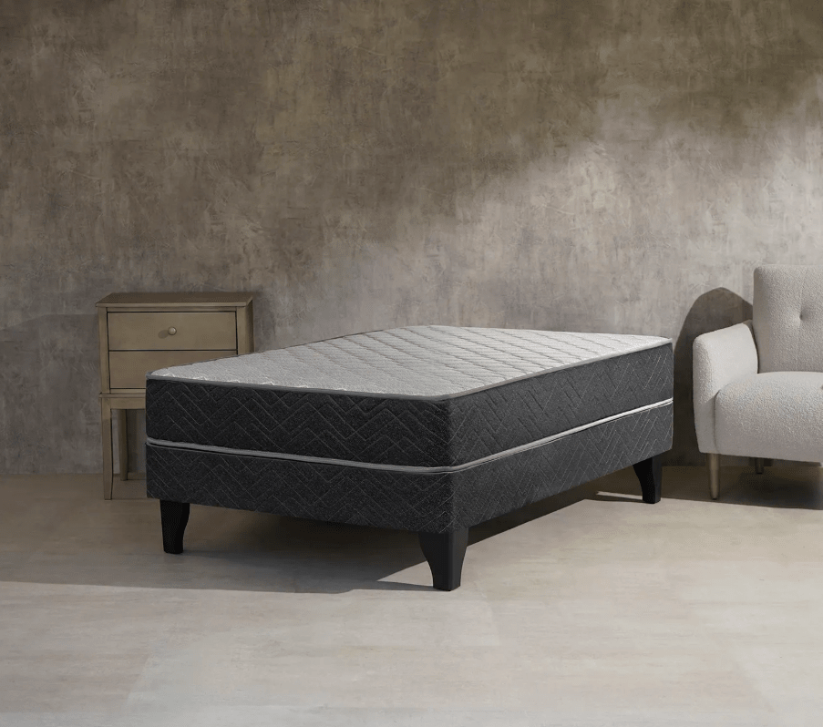 Cama Europea Celta Apolo Black de 1,5 plazas 190 cm3