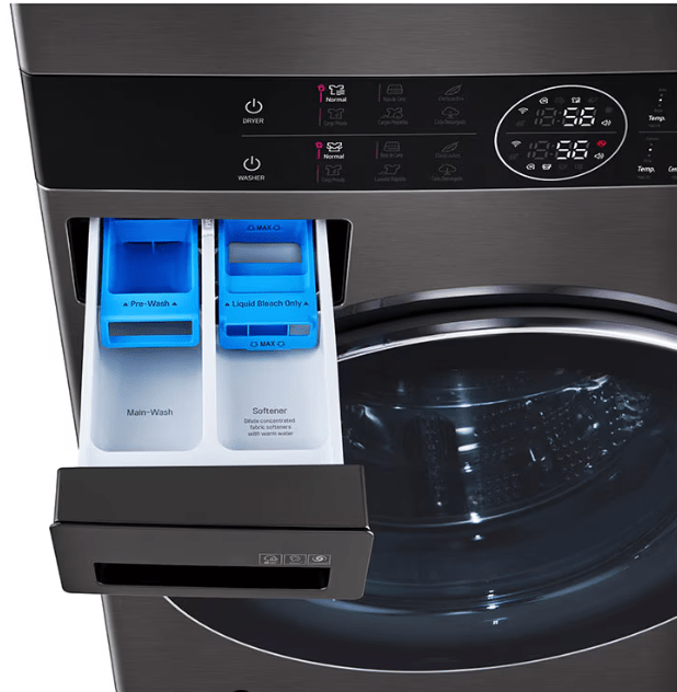 Lavadora - Secadora en torre LG WK22BS6 22 kg lavadora y  16 kg de secado SC3