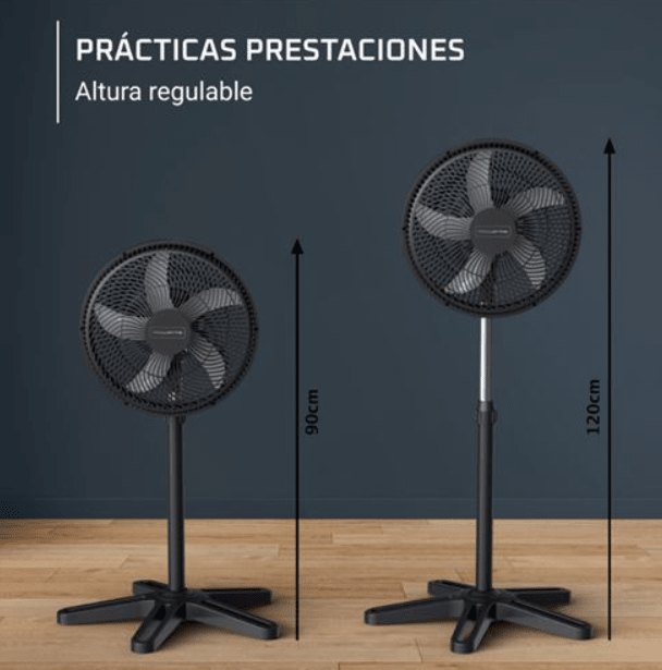 Ventilador de pie Rowenta Turbo Essential, caja con desgastes2