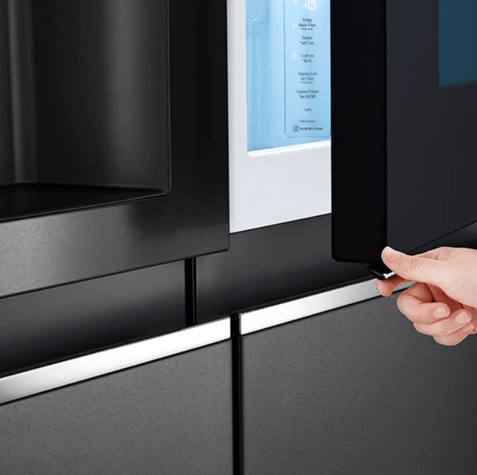 REFRIGERADOR LG SIDE BY SIDE 598 Liitros, Modelo LS66SXTC GRIS OSCURO4