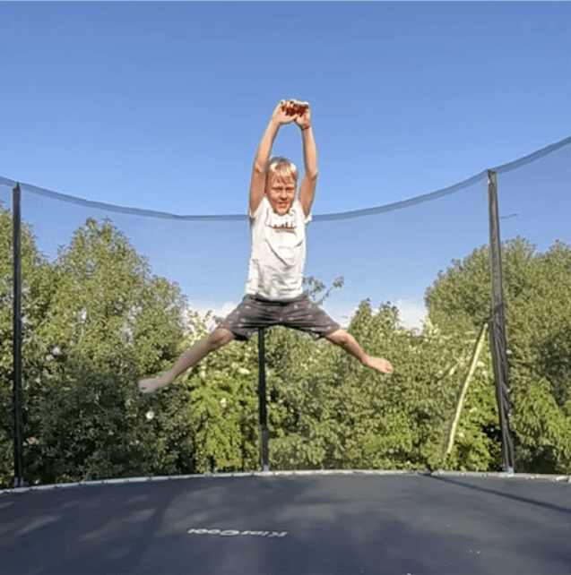 Cama Elastica 14 Pies con malla Kidscool4