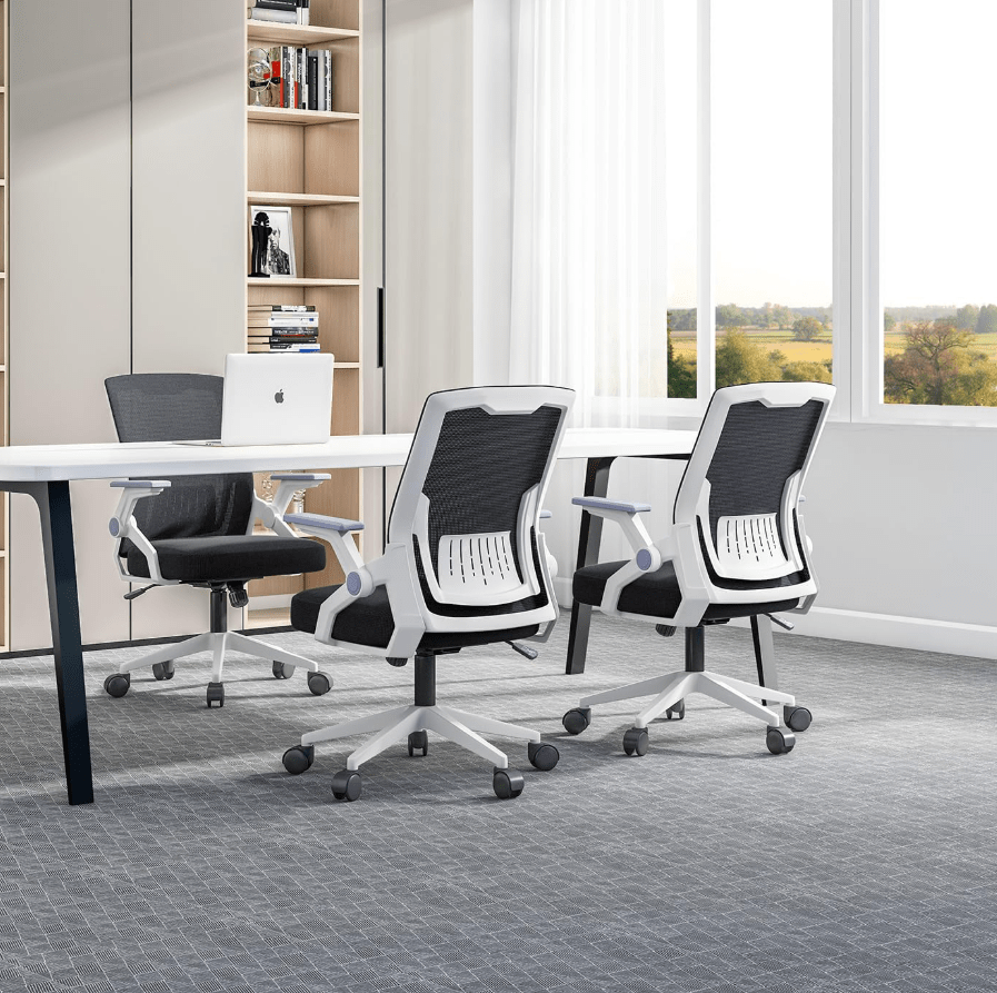 silla de oficina VIDITA modelo RB20024 BLANCA2