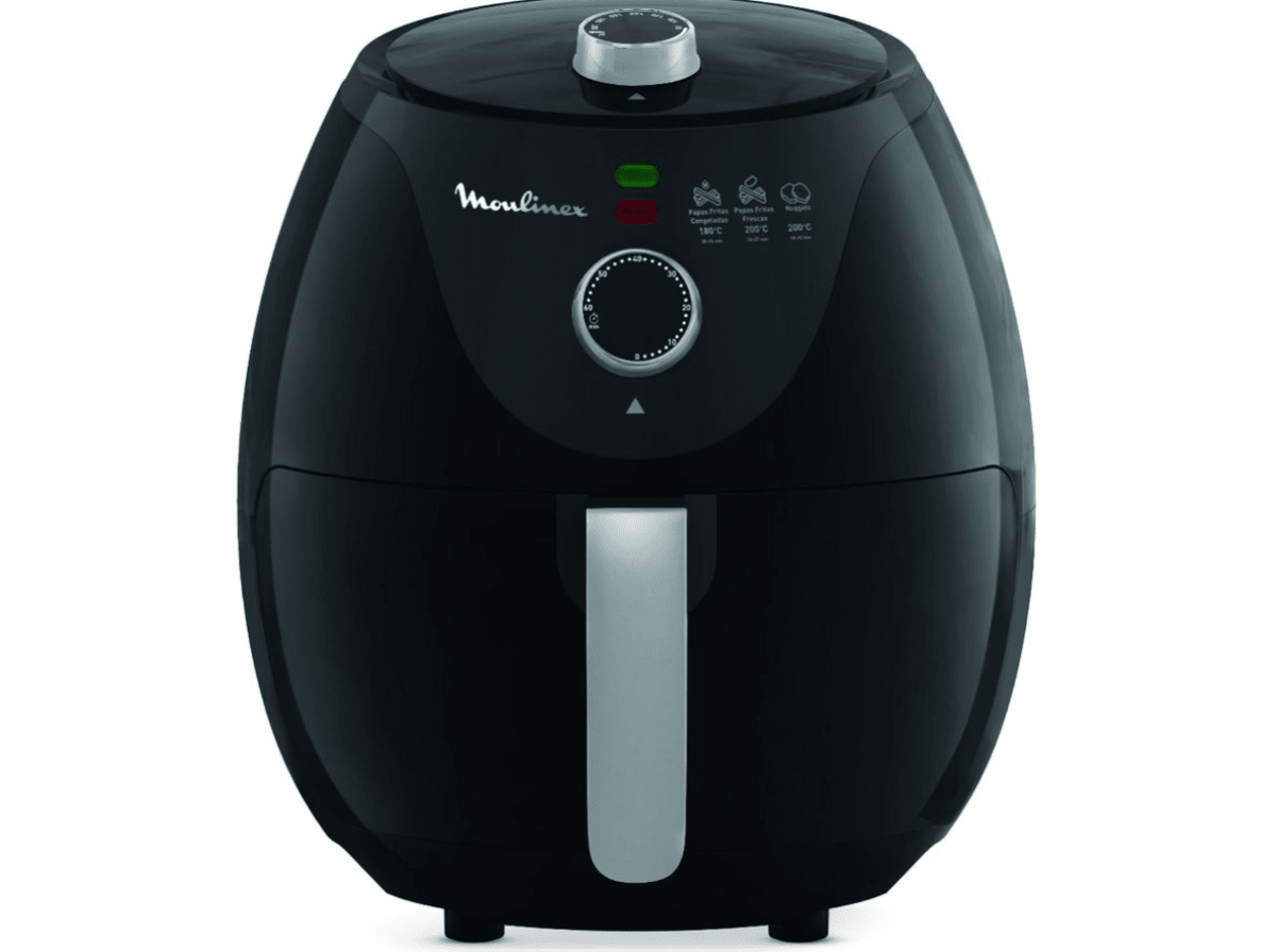 Air Fryer  Moulinex 3.2L Negra, caja con desgastes1