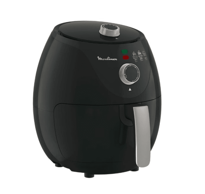 Air Fryer  Moulinex 3.2L Negra, caja con desgastes3