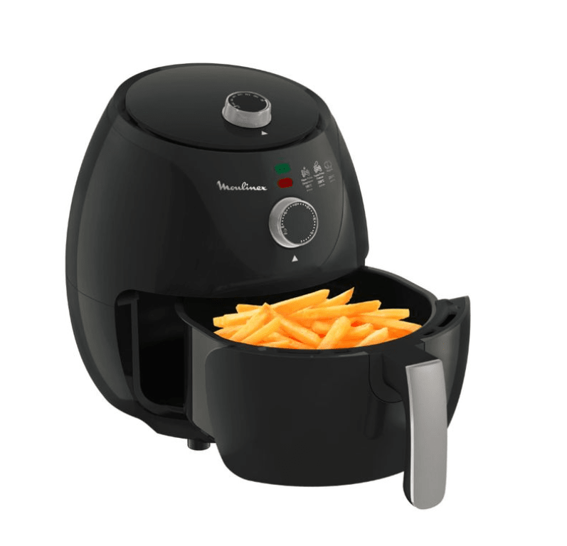 Air Fryer  Moulinex 3.2L Negra, caja con desgastes2