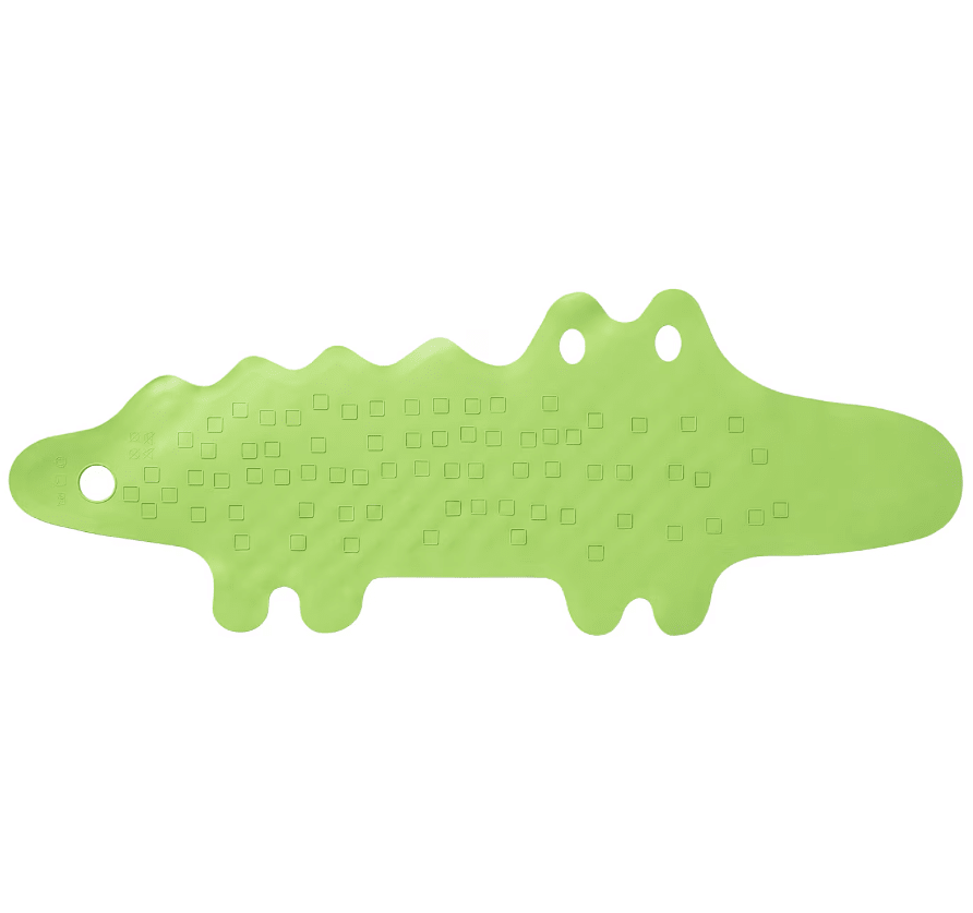 Antideslizante para baño cocodrilo verde1