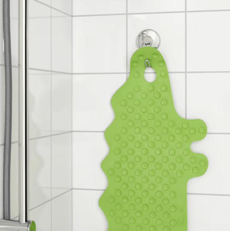 Antideslizante para baño cocodrilo verde4