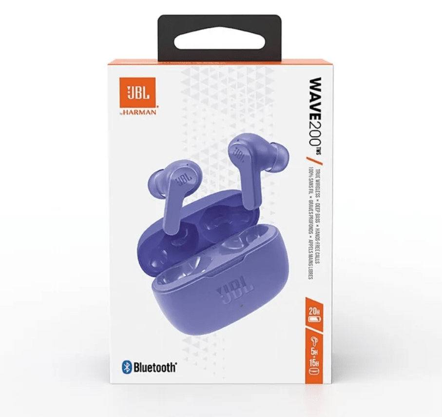 Audífonos Bluetooth JBL WAVE 200TWS - Púrpura2