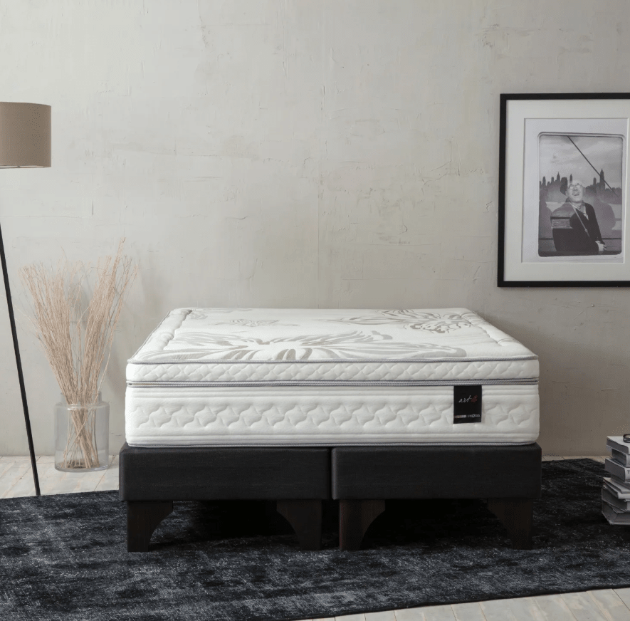 Cama Europea 2 Plazas Art 4 Rosen Base Dividida Rosen2
