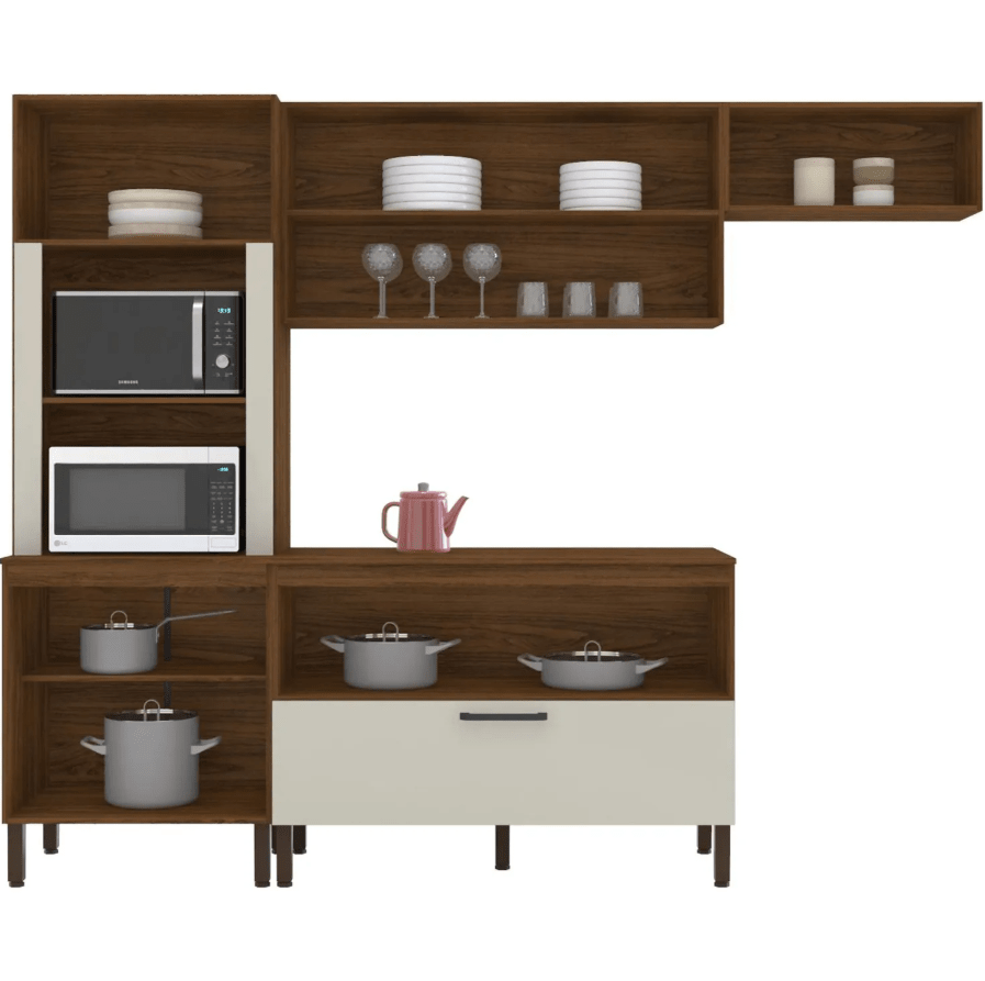 Cocina Ametista 260 cm KIT PARANA3