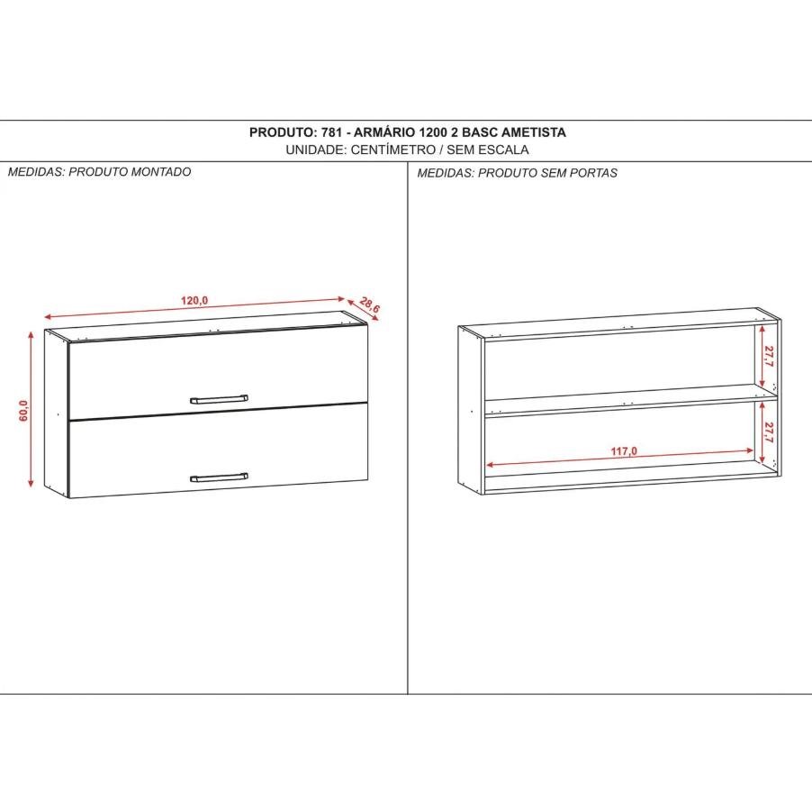 Cocina Ametista 260 cm KIT PARANA11