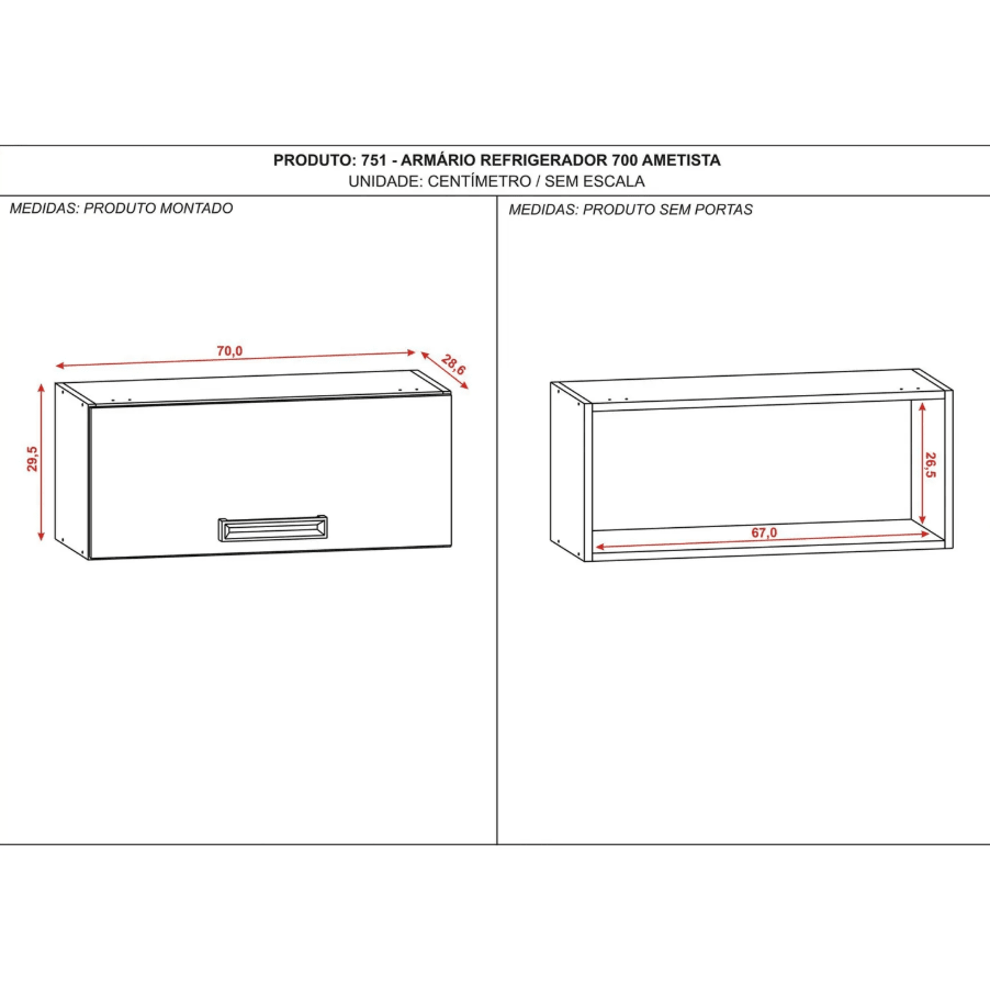 Cocina Ametista 260 cm KIT PARANA9