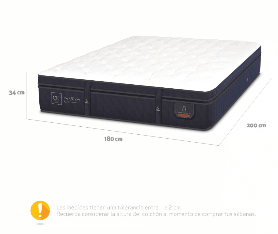 Colchón Super Premium king Cic3