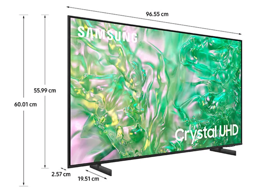Televisor Crystal UHD 4K 43 LED Samsung DU80003