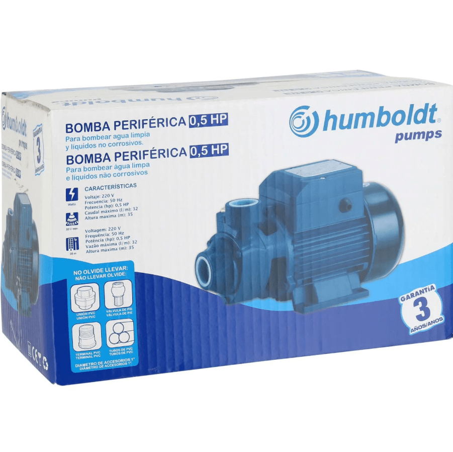 Electrobomba periférica 0,5 HP 32 l/min HUMBOLDT5