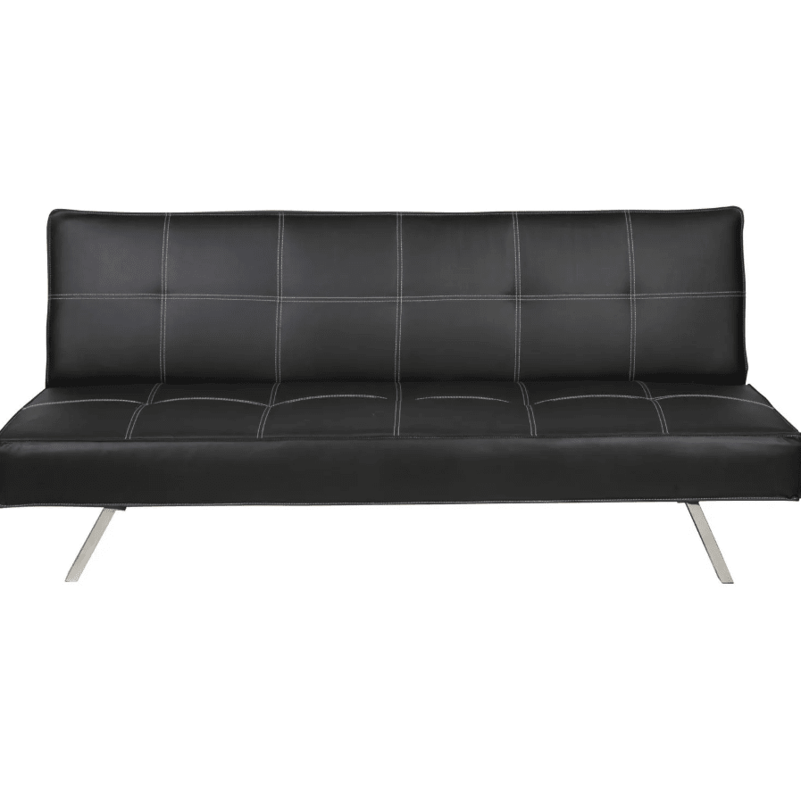 Futón Niza 180x91x76 cm Homy negro1