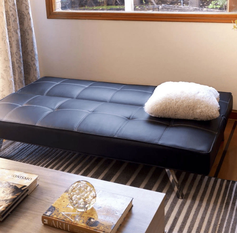 Futón Niza 180x91x76 cm Homy negro4