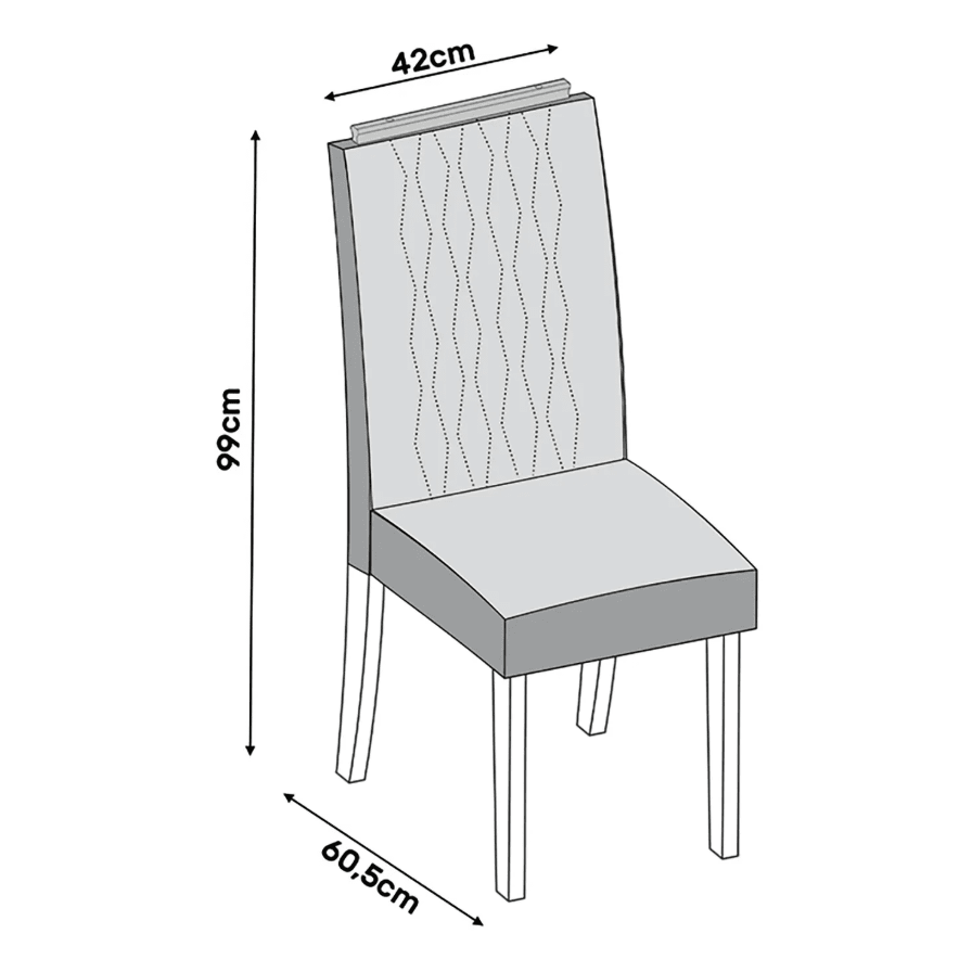 Juego De Comedor Italia Lia 8 Puestos Vekkahome5