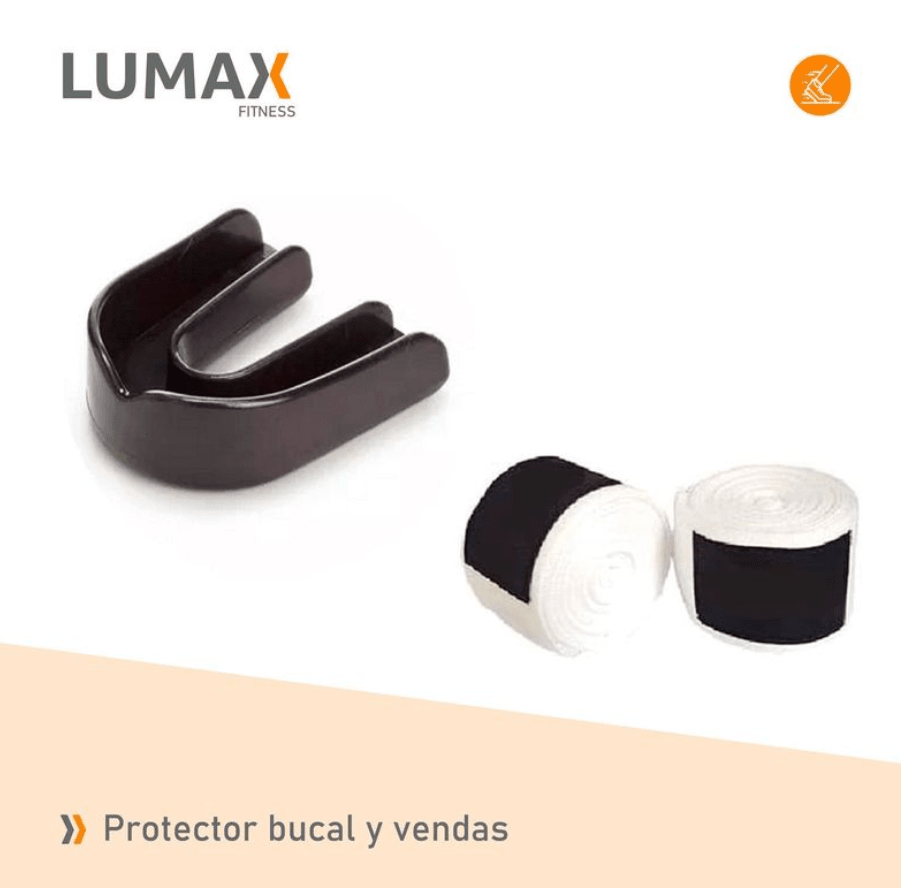 Kit Bolsa de Boxeo con Guantes y Protector Bucal Lumax4