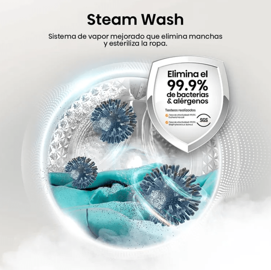 Lavadora/Secadora HISENSE 14/10 kg Titanium Grey4