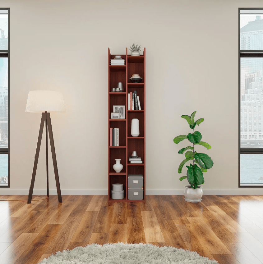 Librero Sucre Color Cerezo Cic2