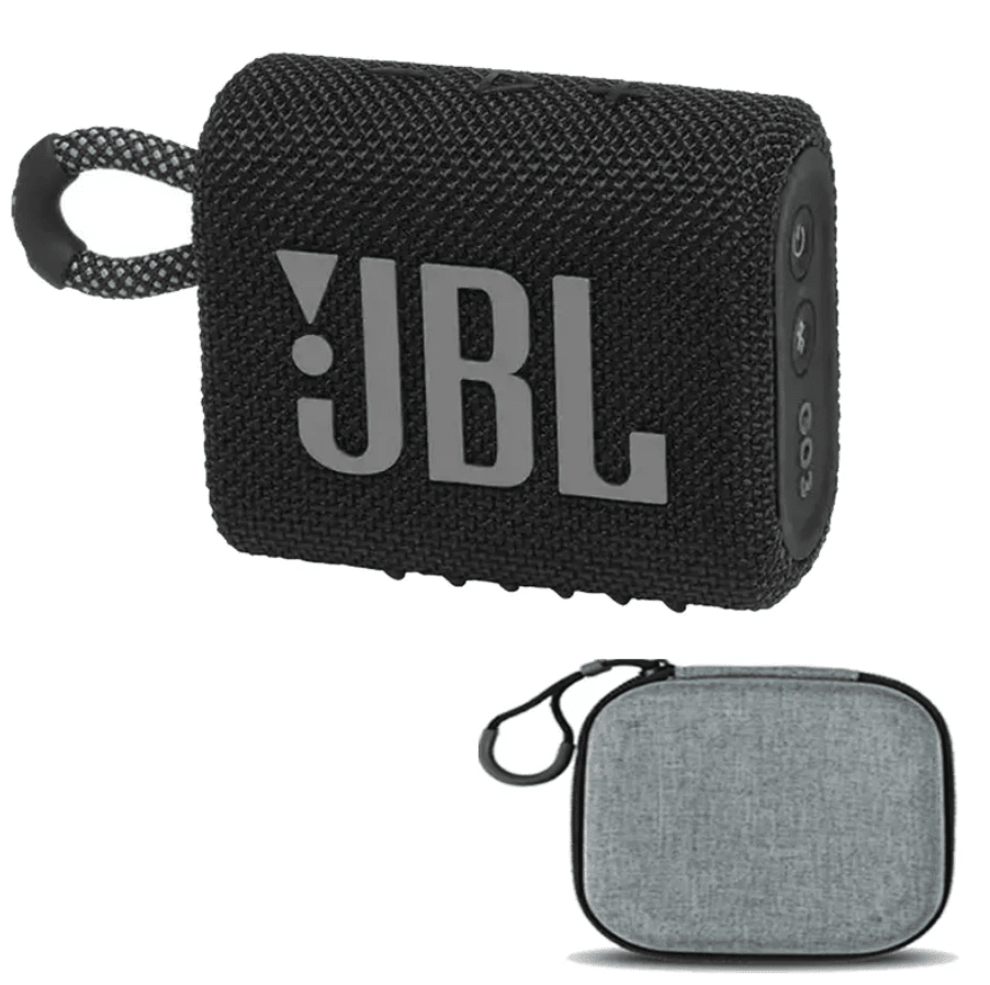 Parlante JBL GO 3 Negro + Funda protectora1