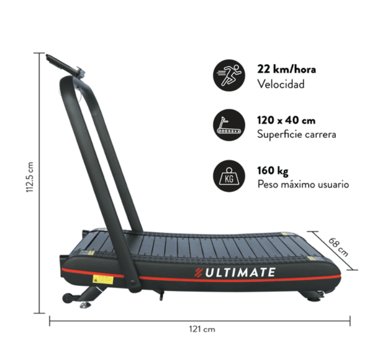 Trotadora Curva Ultimate Fitness C2002