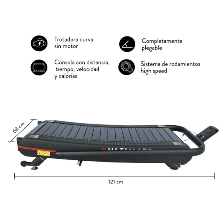 Trotadora Curva Ultimate Fitness C2004