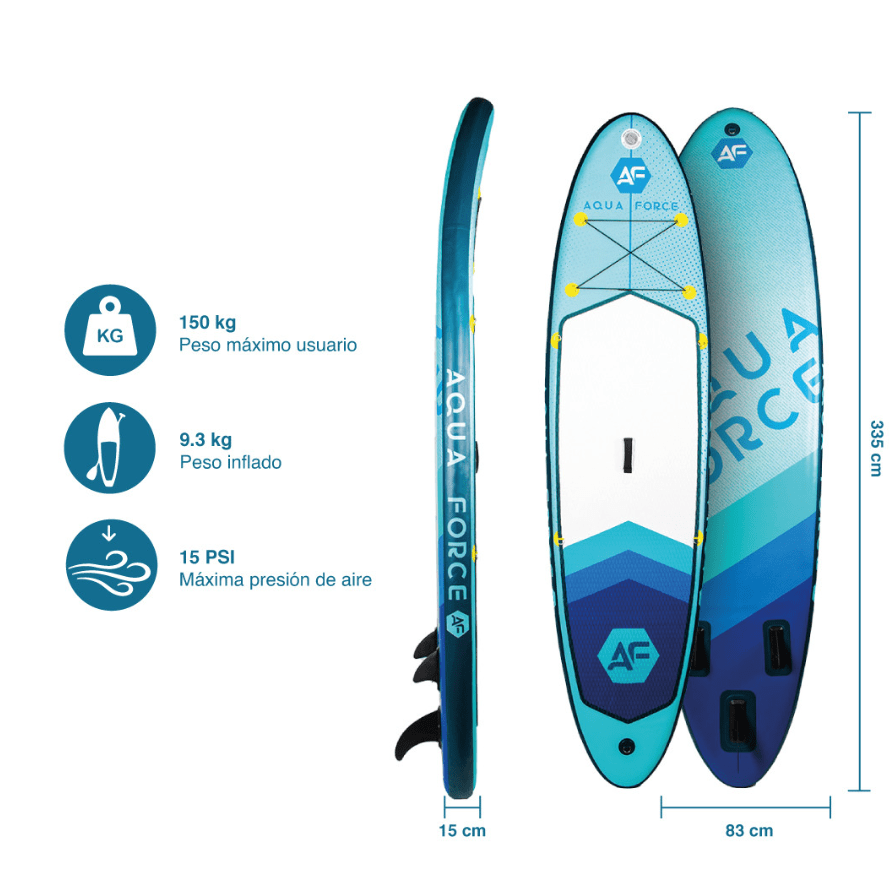 STAND UP PADDLE 11’0” WAVE - DOBLE CAPA Aqua Force2