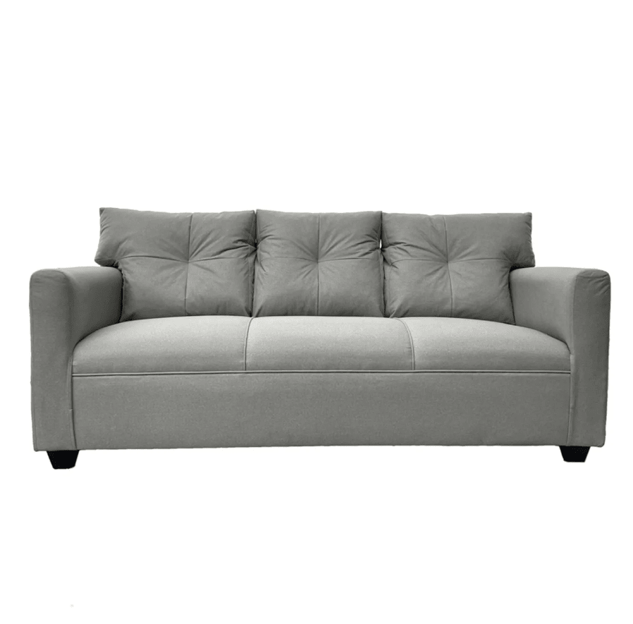 SOFA MATEO CHENILLE GRIS 3Cuerpos SOFAS HOME1