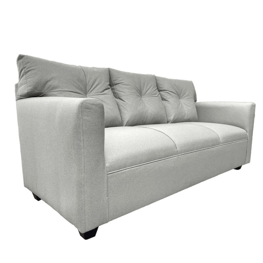 SOFA MATEO CHENILLE GRIS 3Cuerpos SOFAS HOME2