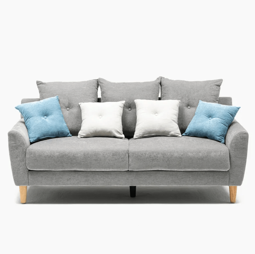 Sofá 3 Cuerpos Cash Mica gris1