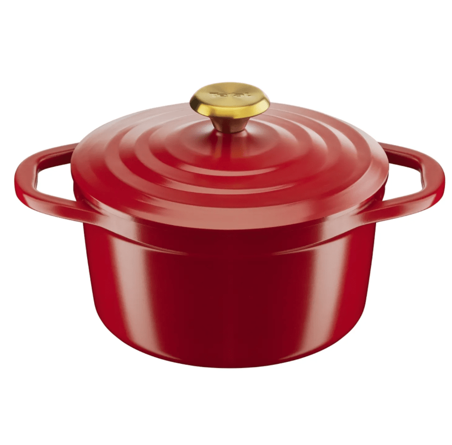 Olla Tefal Cocotte Air 24 cm roja1