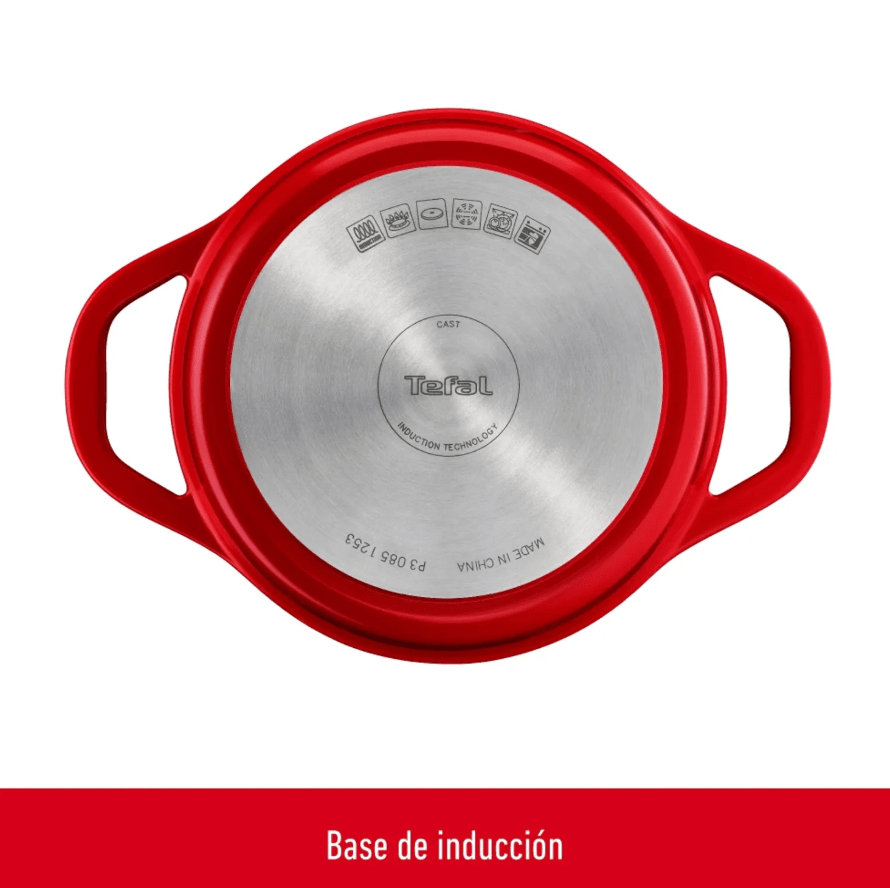 Olla Tefal Cocotte Air 24 cm roja2