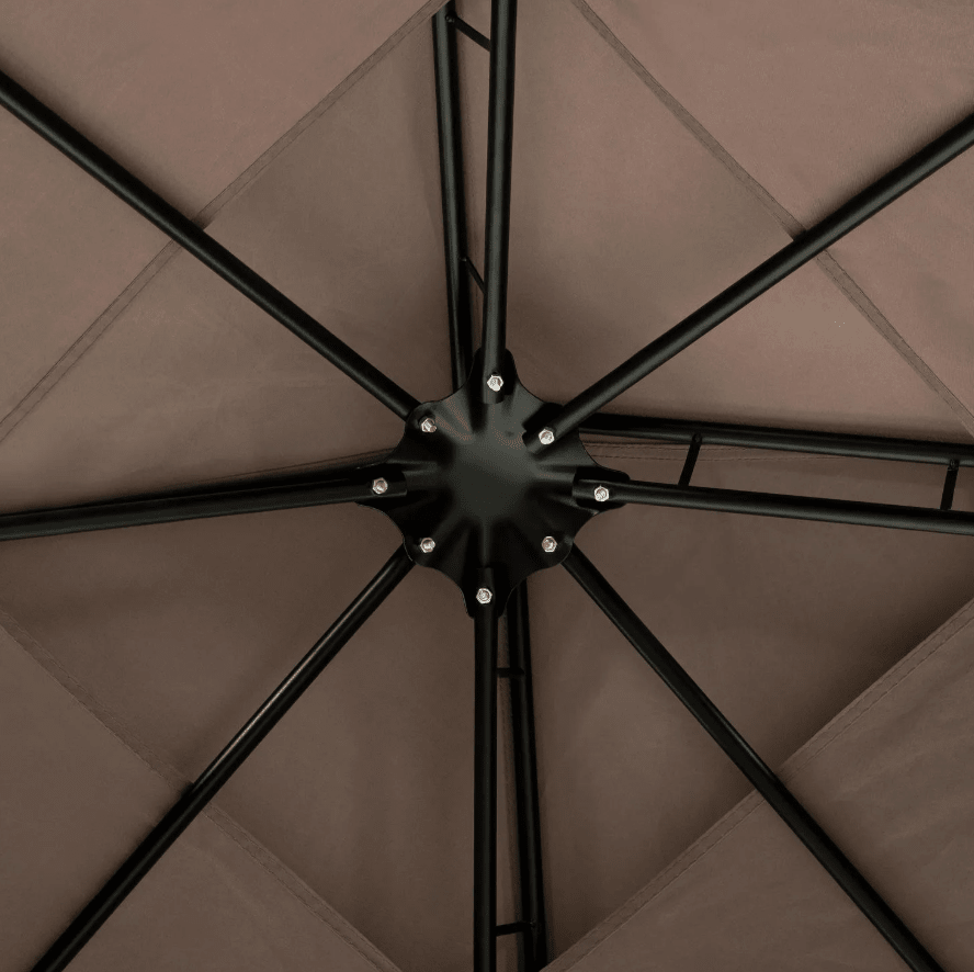 Toldo Pérgola Taupe Poliéster 295x295x270 cm JUST HOME COLLECTION3