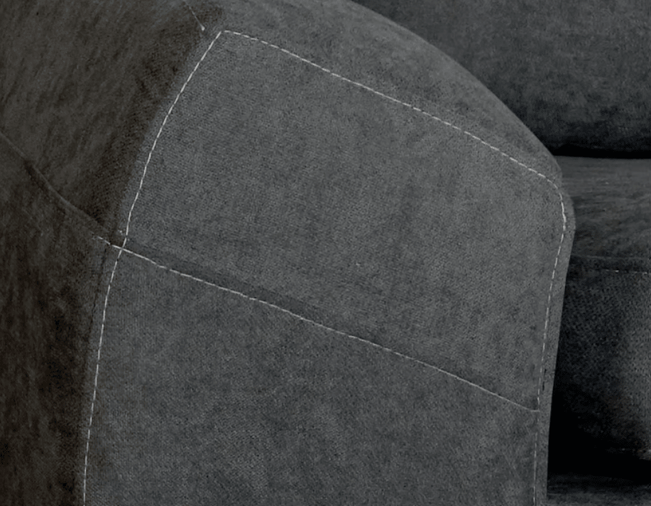 Seccional Derecho Houston Elegant Detail Gris3