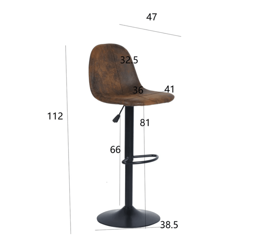 Set 2 sillas bar Franke Just Home collection4