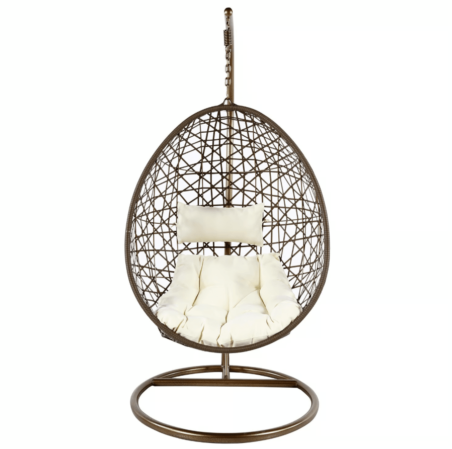Silla colgante de terraza ratán pe café JUST HOME COLLECTION1