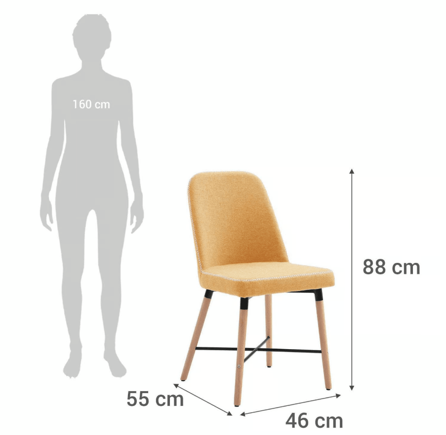 SILLA DE COMEDOR VIKEN MOSTAZA5