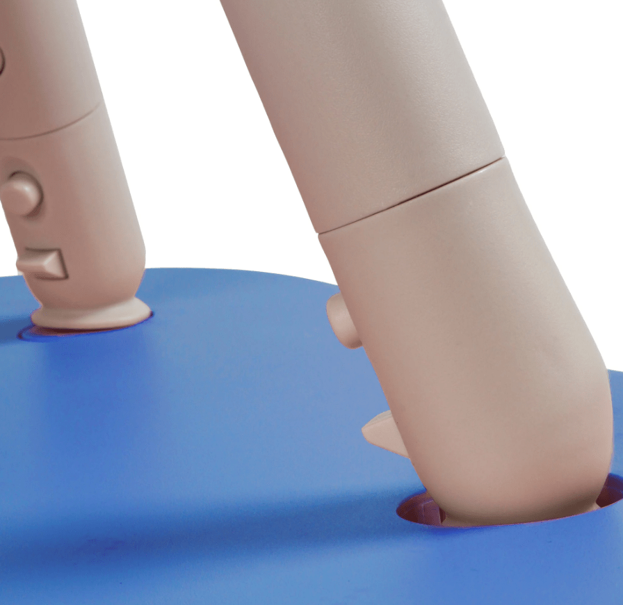 Silla de Comer Baby Desk 4&1 Azul Bebesit5