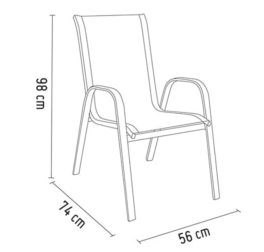 SILLA SLING gris Just Home Collection4