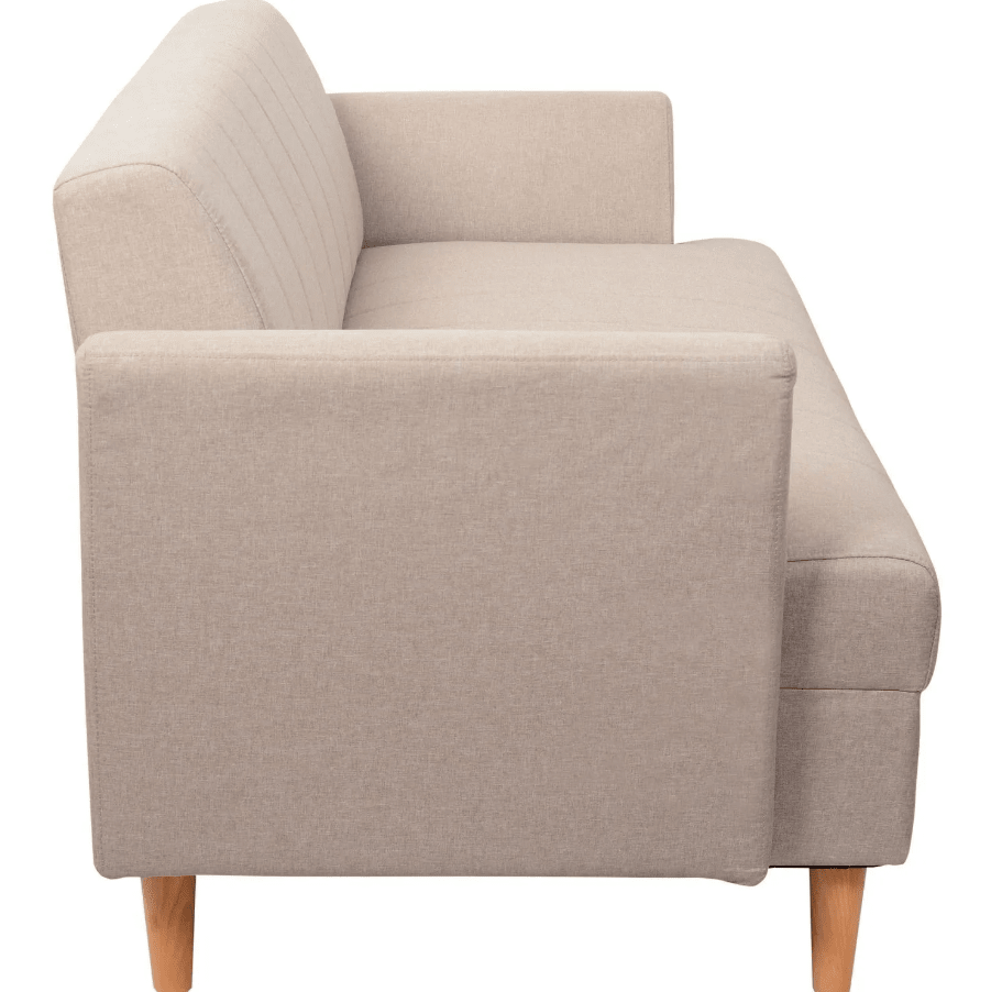 Sofá 2 cuerpos 145x71x77 cm Beige JUST HOME COLLECTION3