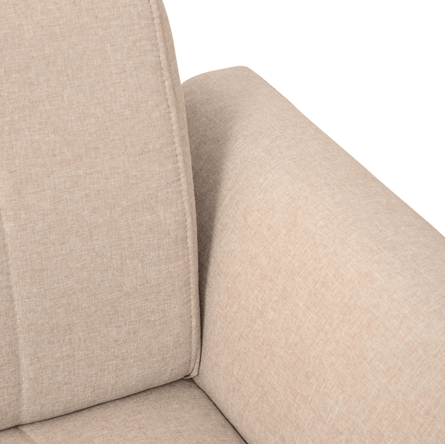 Sofá 2 cuerpos 145x71x77 cm Beige JUST HOME COLLECTION4