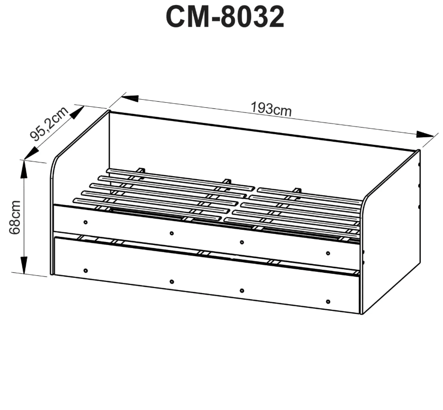 Base Sofá Cama Blanco Tecnomobili4