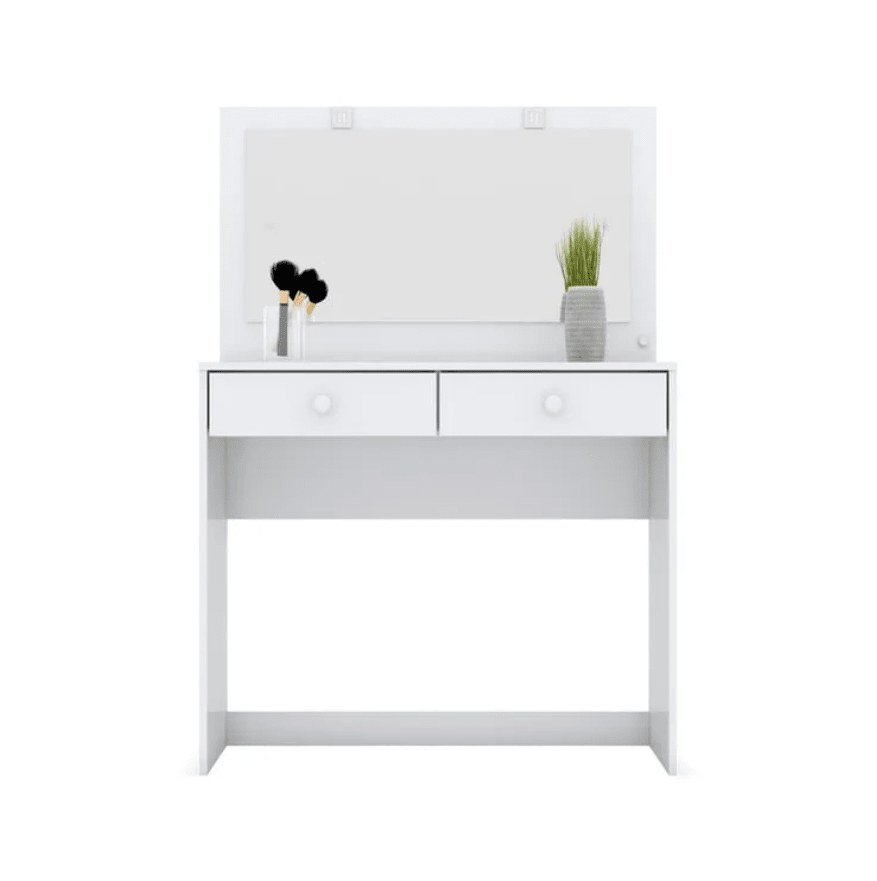 Tocador Master Blanco 2 Cajones Home Mobili5