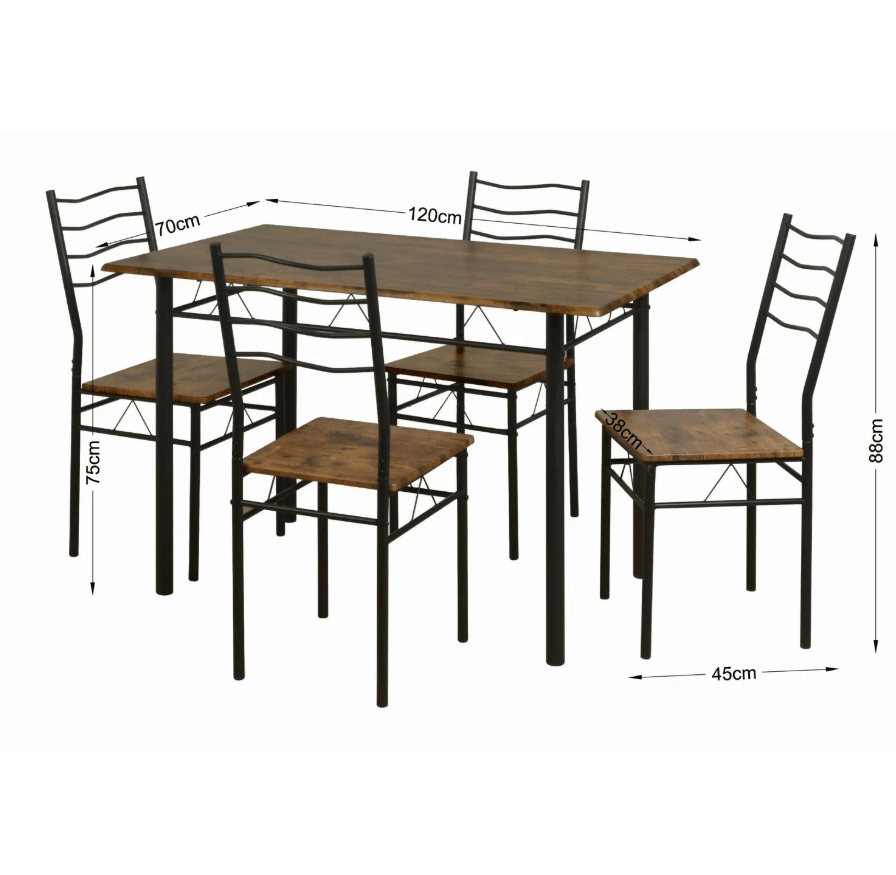 Juego de Comedor Panamá 4 Sillas + Mesa4